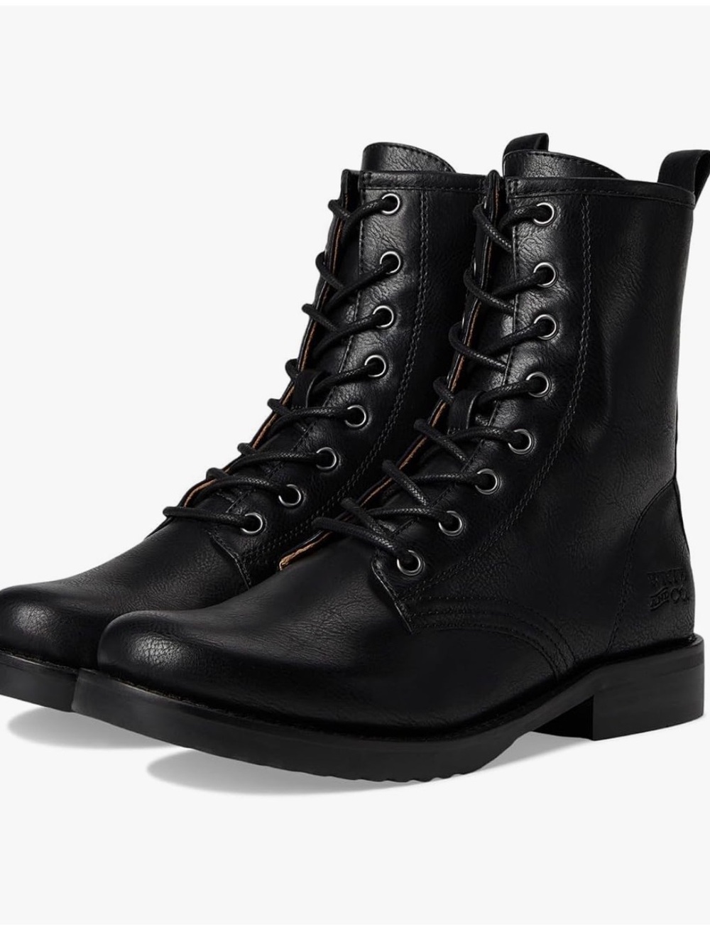 Frye Veronica Black Women's Lace-Up Combat Boots
